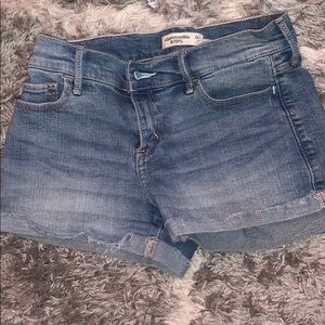 Abercrombie kids jean shorts